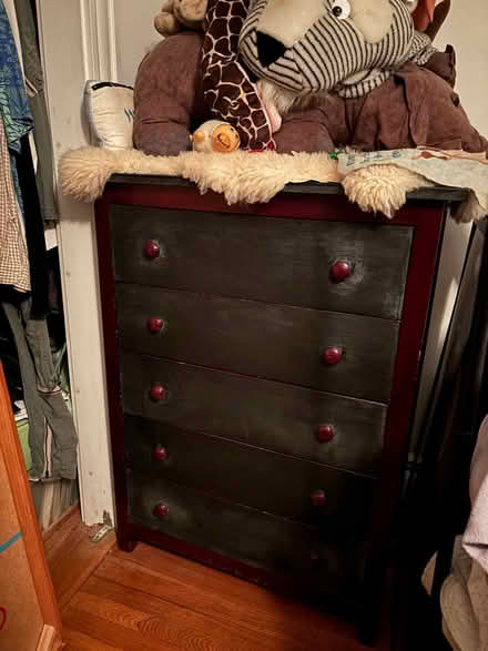 Photo of free Tall 5-drawer dresser (Cambridge - Porter Sq area) #1