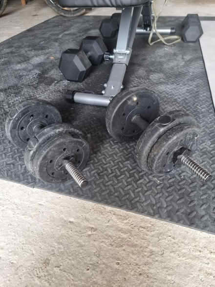 Photo of free Pair of dumbells (Freeland, Oxfordshire) #1