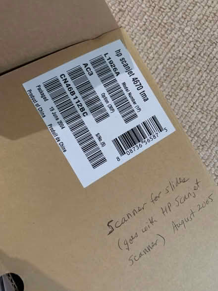 Photo of free HP Scanjet 4670 slide adaptor (Cutteslowe OX2) #2