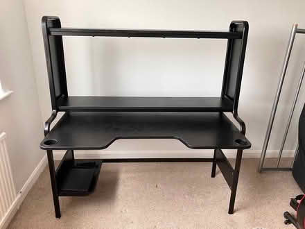 Photo of free Large black office desk (Drighlington (nr morley) BD11) #2