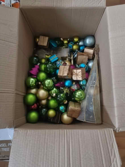 Photo of free Lit Xmas tree & decorations (Westbury) #2