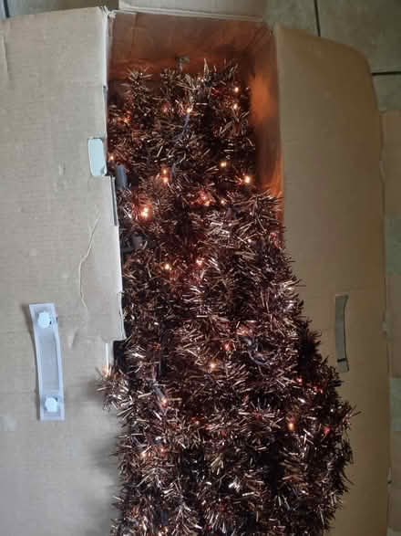 Photo of free Lit Xmas tree & decorations (Westbury) #1