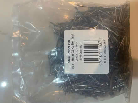 Photo of free Bag of panel pins (City Centre NR3) #1