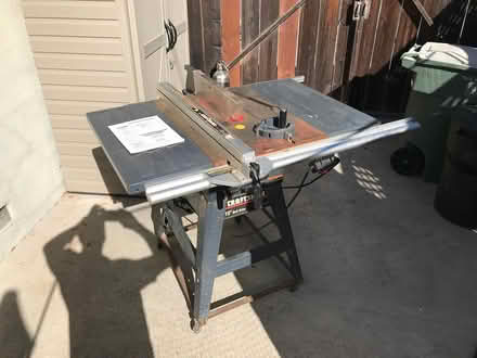 Photo of free 10 inch belt drive tablesaw (Val vista) #2