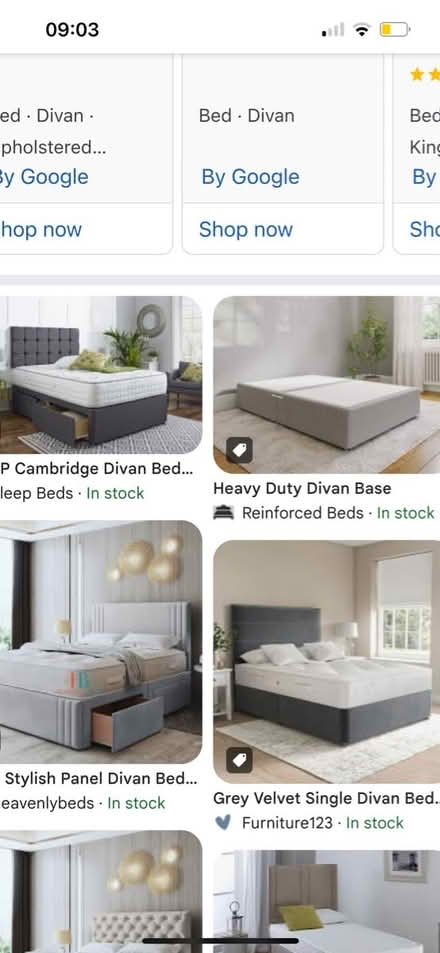 Photo of Double divan bed (GL16) #1