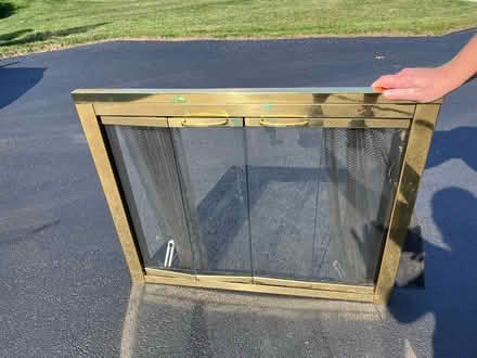 Photo of free Brass Fireplace Screen (Heavy) (Chadds Ford/Garnet Valley) #1
