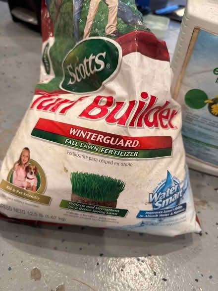 Photo of free Various lawn & grass products (Newton Highlands south of Rt 9) #1