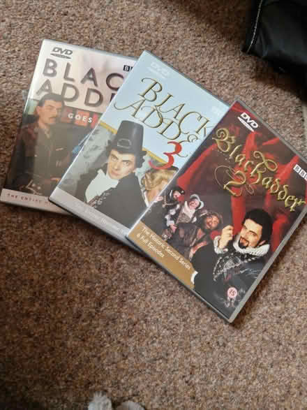 Photo of free Black adder 2,3&4 dvd's (Allesley CV5) #1
