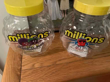 Photo of free Two empty millions jars (Red Barn Lane PO15) #1