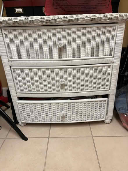 Photo of free Wicker dresser (San Ramon) #1