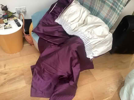 Photo of free Purple curtains (Anstey Height’s LE4) #1