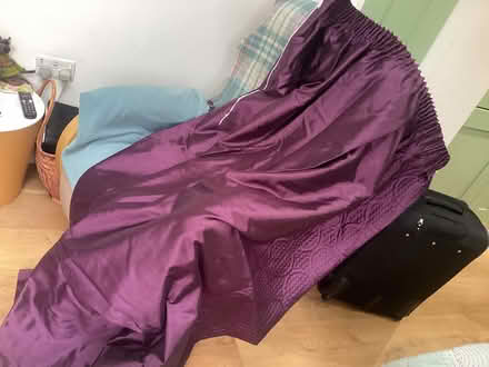 Photo of free Purple curtains (Anstey Height’s LE4) #2