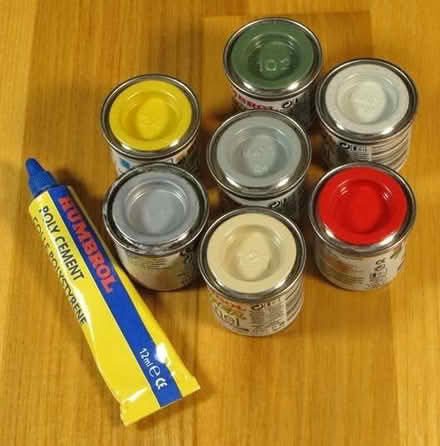 Photo of free Humbrol model paint and cement (Garden City OX5) #1