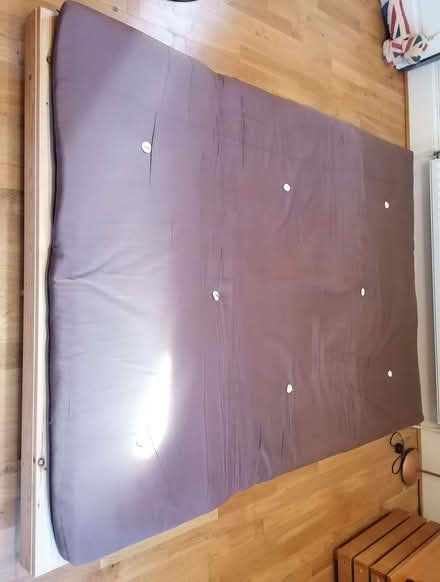 Photo of free small foldable sofa brown 🤎 (Twickenham TW1) #3