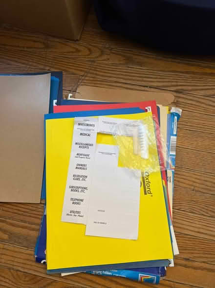 Photo of free Hanging folders, paper filing (Downtown Guelph) #2