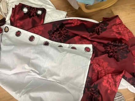 Photo of free Red curtains (Anstey Height’s LE4) #1