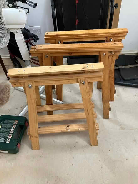 Photo of free Sawhorses x 3 (Thrupp) #1