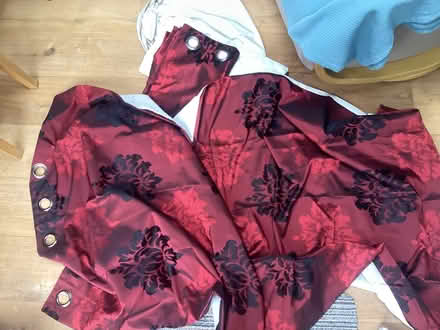 Photo of free Red curtains (Anstey Height’s LE4) #2