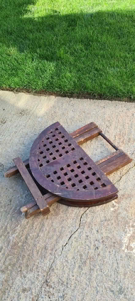 Photo of free Outdoor wooden folding table (Moortown LS17) #2