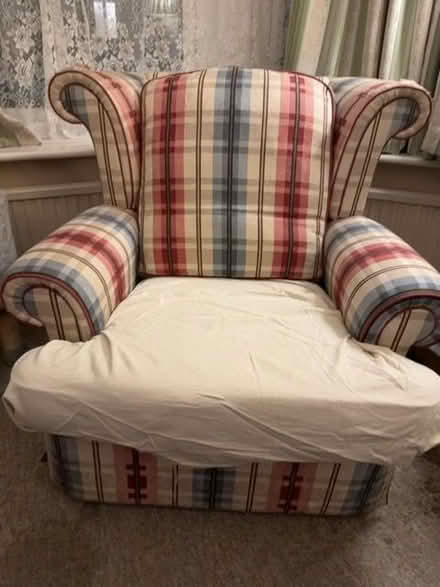 Photo of free High back armchairs / needs new cover/ up cycling project (Seven Dials BN3) #1