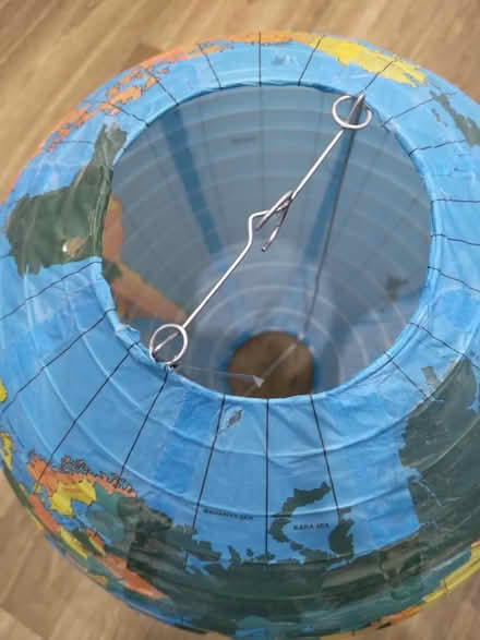Photo of free Globe paper light shade (East Peckham, Kent TN12) #1
