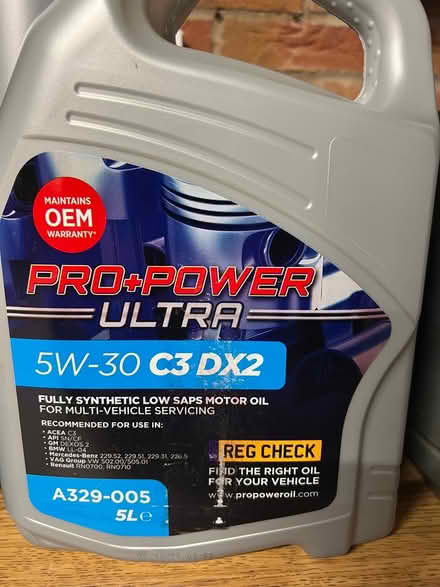 Photo of free Motor oil 5W-30 (Oakwood DE21) #1