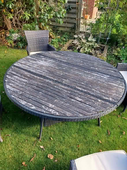 Photo of free Large outdoor table & 4 chairs (Gatley SK8) #2