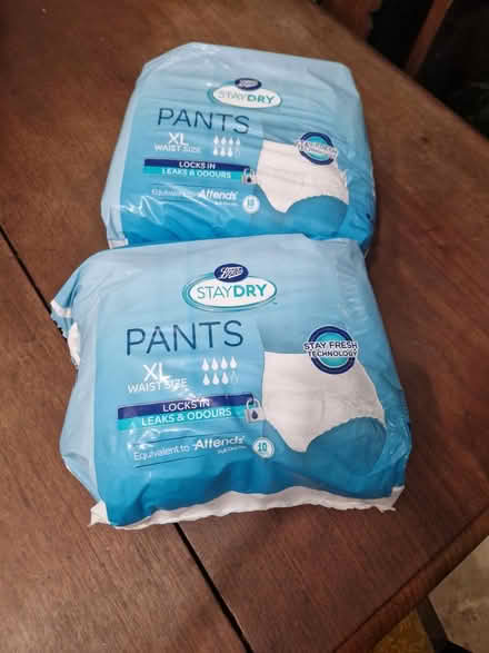 Photo of free 2 packs XL staydry pants (Arley, DY12) #1