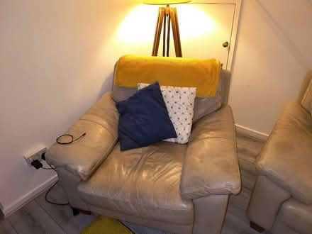 Photo of free Leather lounge suite (Leasowe CH46) #4