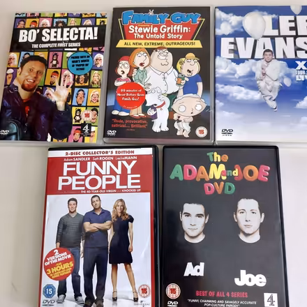 Photo of free 8 DVDs - certified for age 15 Plus (Fords Farm RG31) #1