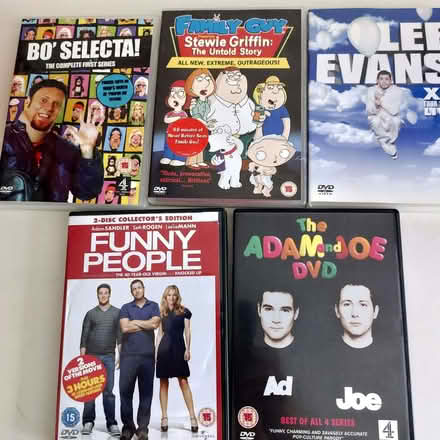 Photo of free 8 DVDs - certified for age 15 Plus (Fords Farm RG31) #1