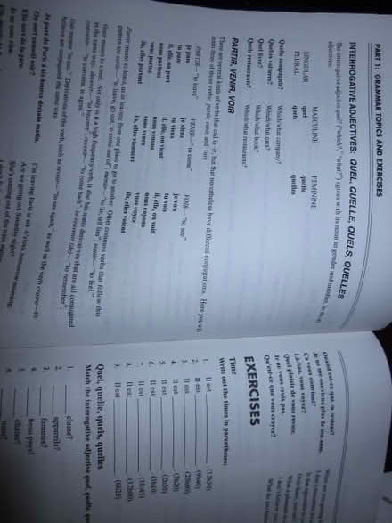 Photo of free french workbook (Newtonville) #3