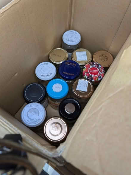 Photo of free Jam jars with lids ( about 13 ) (Coombe Bissett SP5) #1