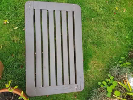 Photo of free Small Wooden Table for outdoors (Dun Laoghaire/glenageary) #3