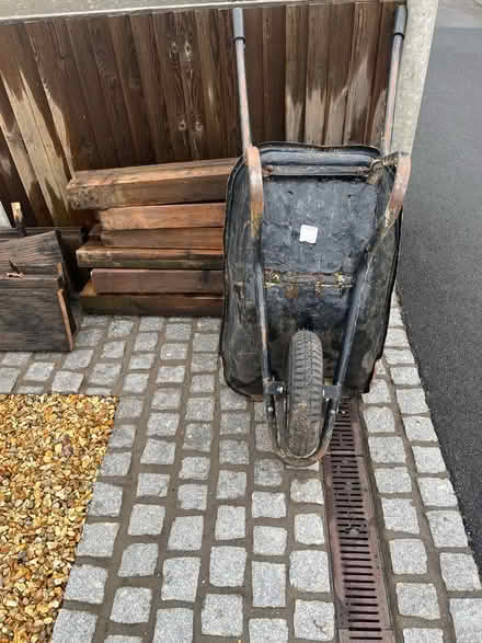 Photo of free Metal wheelbarrow (Cheam) #1