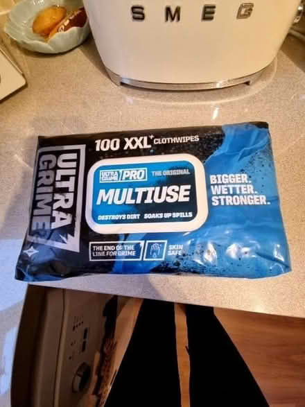 Photo of free Pack of 100 XXL cloth grime wipes (Epping CM16) #1