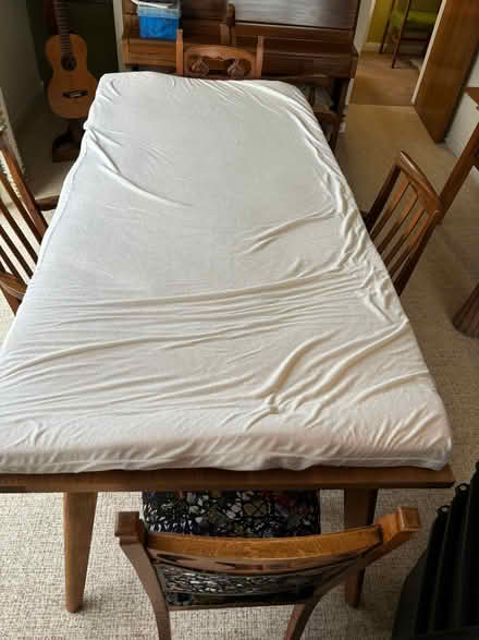Photo of free Single bed memory foam mattress topper (Weston Underwood DE6) #3