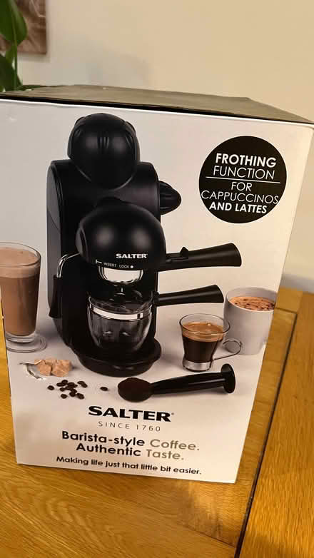 Photo of free Salter coffee machine (Churchill Square area BN1) #2