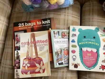 Photo of free Wool Remnants and Knitting Books (Horseheath, Mill Green CB21) #3