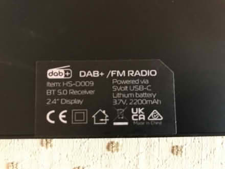 Photo of free DAB radio “mycket” (Gosport PO12) #2