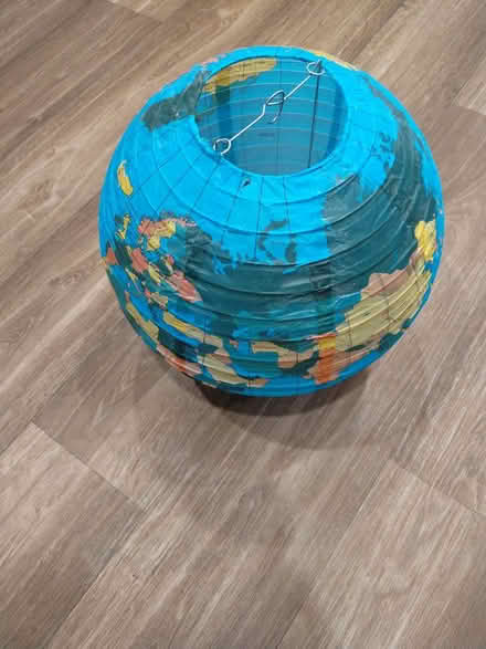 Photo of free Globe paper light shade (East Peckham, Kent TN12) #2