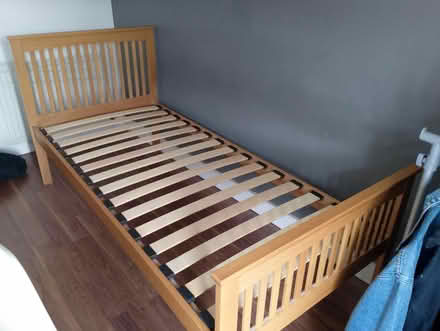 Photo of free Single bed frame (wooden) (Eastbourne BN20) #2