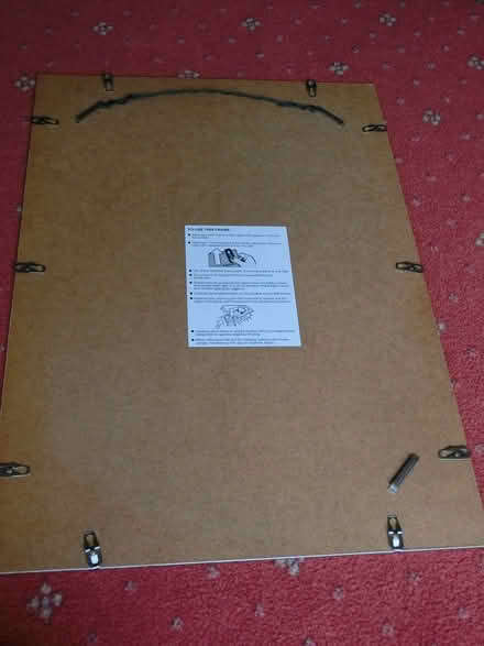 Photo of free Large Glass Clip Frame 50 x 70cm (North Ascot SL5) #1
