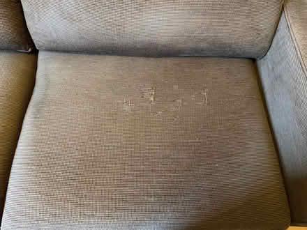 Photo of free Three seater sofa, worn but quite serviceable (Cotteridge B30) #2