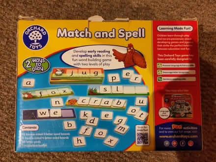 Photo of free Orchard Toys Match and Spell (Hollingbury BN1) #1