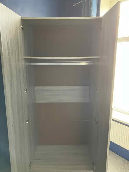 Photo of free Grey wardrobe (Bacup) #2