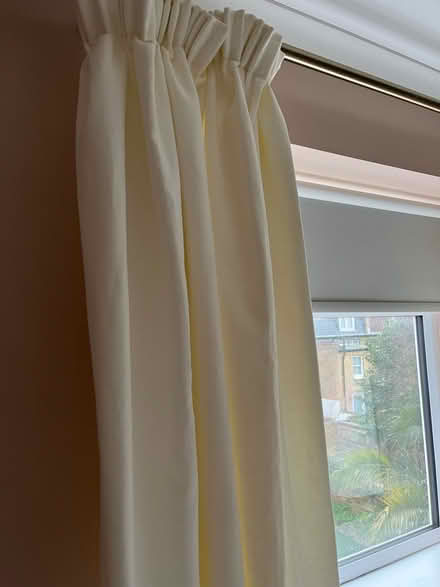 Photo of free Pair of white curtains (W12) #2