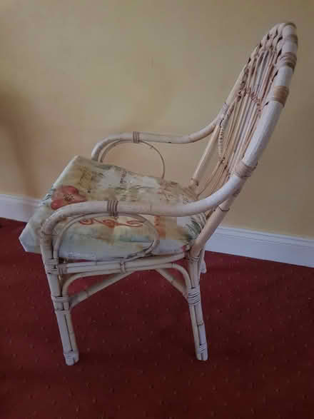 Photo of free Cane Chair with Cushion seat (Dun Laoghaire/glenageary) #3