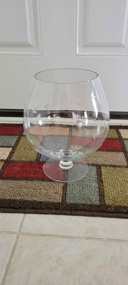 Photo of free Large crystal Brandy glass (Prospect Heights) #1