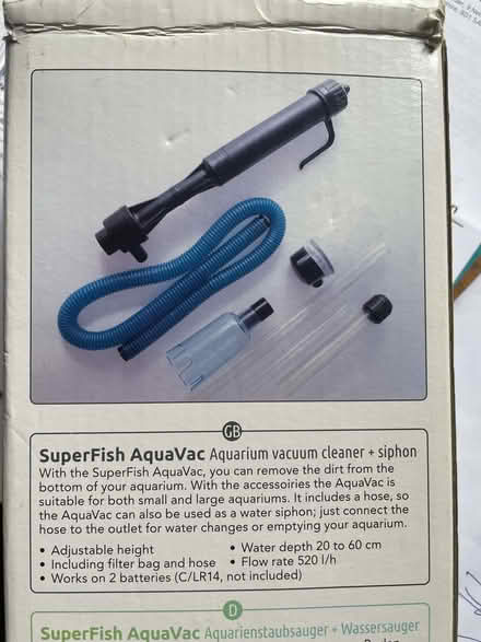 Photo of free Fish tank cleaner (battery powered) (New Malden KT3) #2